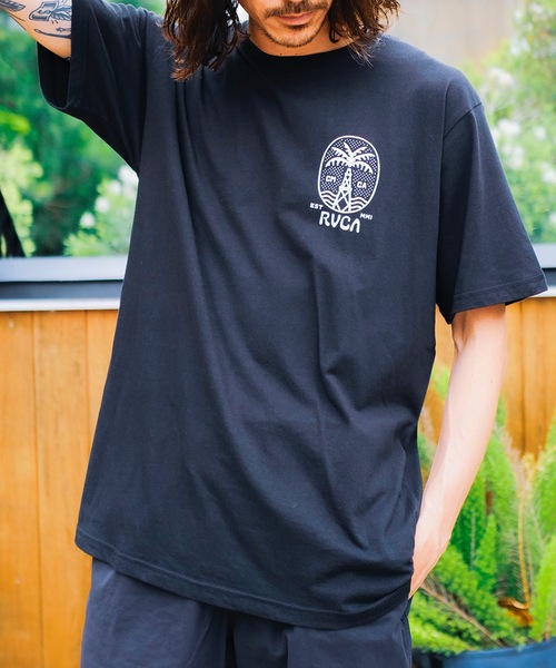 セール】RVCA メンズ CLIF SHORE Tシャツ 【2024年夏モデル
