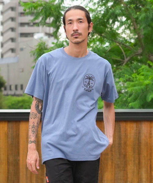 セール】RVCA メンズ CLIF SHORE Tシャツ 【2024年夏モデル