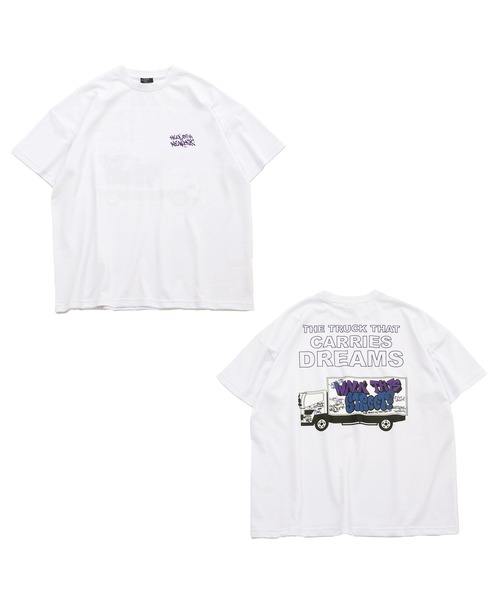 GLAZOS（グラソス）の「【大人向けサイズあり】【防虫加工】バックグラフィティトラックプリント半袖Tシャツ（Tシャツ/カットソー・キッズ・ホワイト/ブラック/カーキ・150cm/140cm/170cm/160cm）」の18枚目の写真