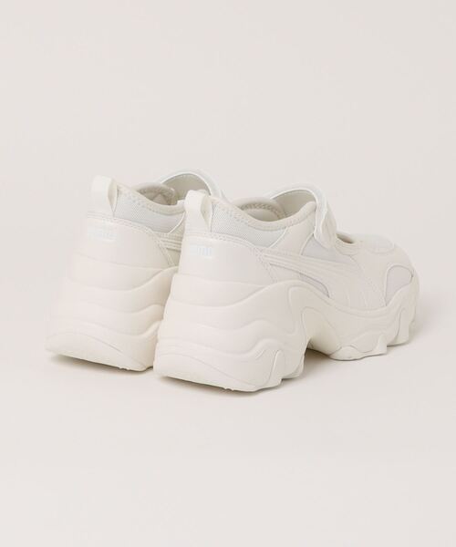 PUMA（プーマ）の「PUMA パルサーウェッジWNSサンダル（ブーツ・レディース・ホワイト/ブラック・23.5cm/24.5cm）」の4枚目の写真