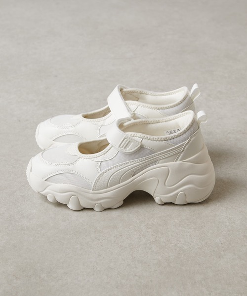 PUMA（プーマ）の「PUMA パルサーウェッジWNSサンダル（ブーツ・レディース・ホワイト/ブラック・23.5cm/24.5cm）」の7枚目の写真