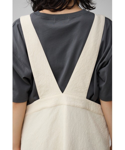 AZUL by moussy(アズールバイマウジー)の「ジャガードジャンパードレス(ワンピース・レディース・アイボリー/ブラック/グレー・SMALL/MEDIUM)」の11枚目の写真
