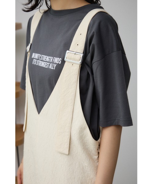 AZUL by moussy(アズールバイマウジー)の「ジャガードジャンパードレス(ワンピース・レディース・アイボリー/ブラック/グレー・SMALL/MEDIUM)」の13枚目の写真