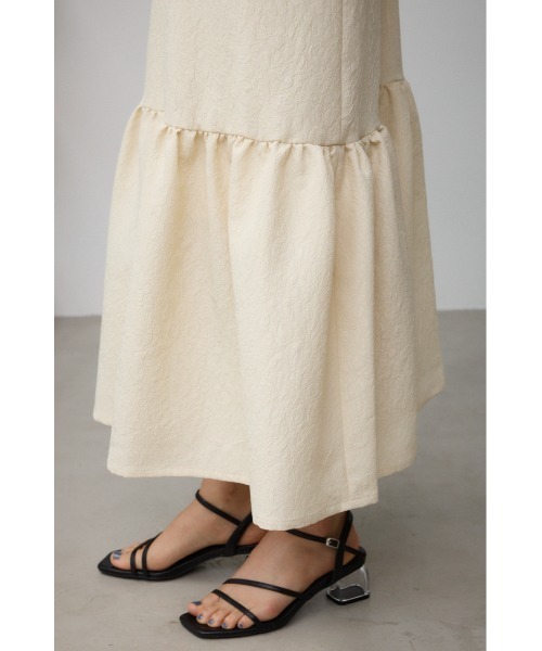 AZUL by moussy(アズールバイマウジー)の「ジャガードジャンパードレス(ワンピース・レディース・アイボリー/ブラック/グレー・SMALL/MEDIUM)」の15枚目の写真