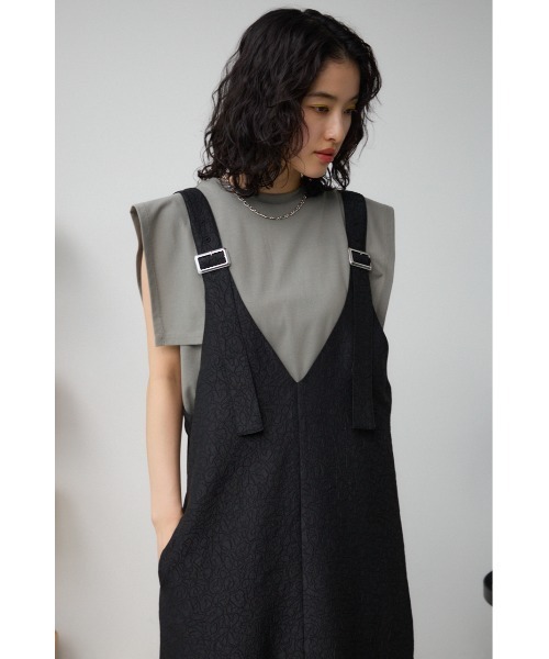 AZUL by moussy(アズールバイマウジー)の「ジャガードジャンパードレス(ワンピース・レディース・アイボリー/ブラック/グレー・SMALL/MEDIUM)」の18枚目の写真