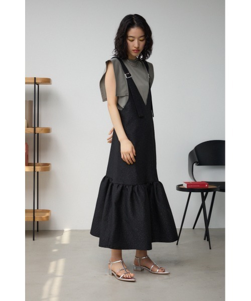 AZUL by moussy(アズールバイマウジー)の「ジャガードジャンパードレス(ワンピース・レディース・アイボリー/ブラック/グレー・SMALL/MEDIUM)」の19枚目の写真