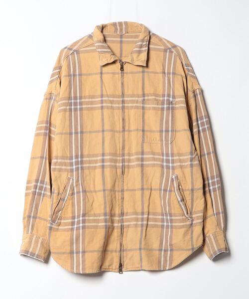 Deuxieme Classe ロングジップアップ　ブルゾン Deuxieme Classe ジップアップ ブルゾン（WASHED FULL ZIP