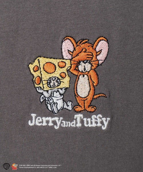 Honeys(ハニーズ)の「トムとジェリー/Tシャツ(Tシャツ/カットソー・レディース・ネイビー/ホワイト/マスタード/スミクロ・LL/S/M/L)」の21枚目の写真