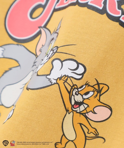 Honeys(ハニーズ)の「トムとジェリー/Tシャツ(Tシャツ/カットソー・レディース・ネイビー/ホワイト/マスタード/スミクロ・LL/S/M/L)」の8枚目の写真