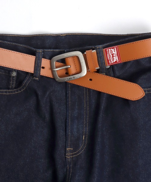 Levi's(リーバイス)の「Levi's/リーバイス 35mm 本革 スクエアギャリソン型 レザーベルト(ベルト・メンズ・ブラック/ダークブラウン/ブラウン・FREE)」の15枚目の写真