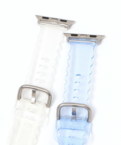 tiny tiny（ティニーティニー）の「アップルウォッチナミナミベルト[tiny tiny(ティニーティニー)]（スマホグッズ・レディース・ブラック/クリア/ブルー・0）」の7枚目の写真