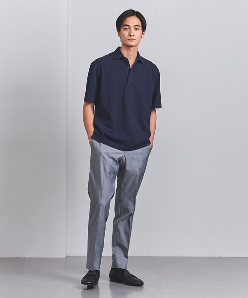 UNITED ARROWS（ユナイテッドアローズ）の「カノコ ガーメントダイ ポロシャツ（ポロシャツ・メンズ・ネイビー/グレー/コバルトブルー/オレンジ系その他・S/M/L/XL）」の10枚目の写真