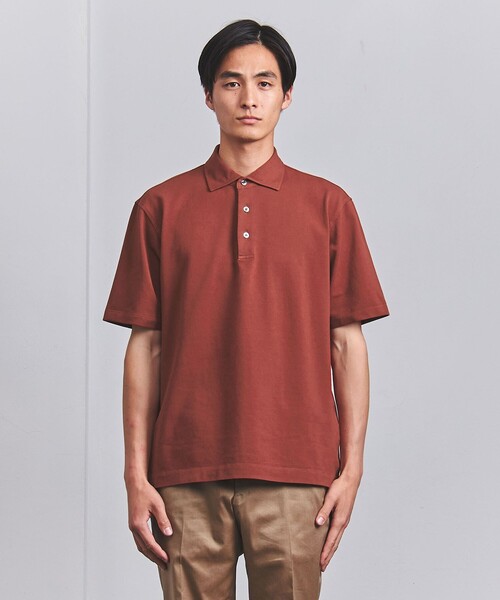 UNITED ARROWS（ユナイテッドアローズ）の「カノコ ガーメントダイ ポロシャツ（ポロシャツ・メンズ・ネイビー/グレー/コバルトブルー/オレンジ系その他・S/M/L/XL）」の11枚目の写真