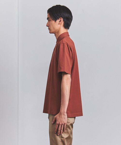 UNITED ARROWS（ユナイテッドアローズ）の「カノコ ガーメントダイ ポロシャツ（ポロシャツ・メンズ・ネイビー/グレー/コバルトブルー/オレンジ系その他・S/M/L/XL）」の12枚目の写真