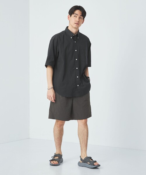 green label relaxing（グリーンレーベルリラクシング）の「FINE BASIC オックスフォード ボタンダウン シャツ -ストレッチ-（シャツ/ブラウス・メンズ・ブラック/ネイビー/ホワイト・XL/L/S/M）」の6枚目の写真