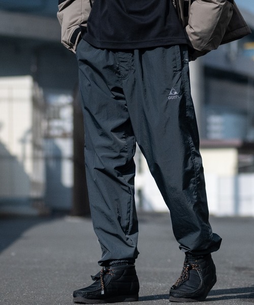 sheller ZIPPERナイロンパンツ　Ｓ 3】〔GERRY/ジェリー〕ナイロンワッシャー イージージョガー