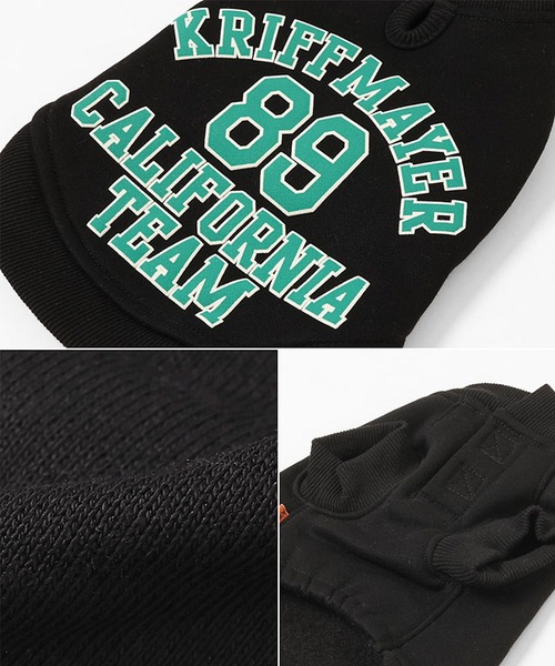 KRIFF MAYER（クリフメイヤー）の「【犬服・ドッグウェア】ロゴスウェットクルー（ペットウェア・レディース・オートミール/マスタード/グリーン/カラフル/ブラック/グレー・SMALL/MEDIUM/LARGE/X-LARGE）」の20枚目の写真