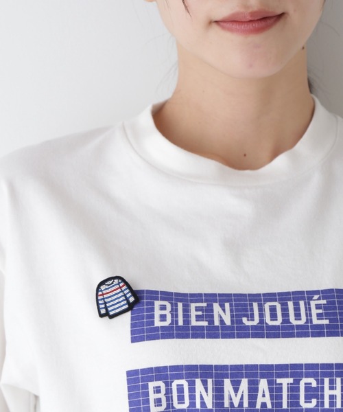 ◇【MACON＆LESQUOY】ボーダーTシャツブローチ（ブローチ