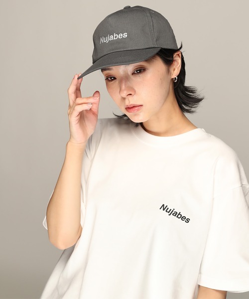 o*e様 ☆新品未使用☆【Nujabes】ヌジャベス ロゴ キャップ グレー メ o*e様 ☆新品未使用☆【Nujabes】ヌジャベス ロゴ キャップ グレー メ