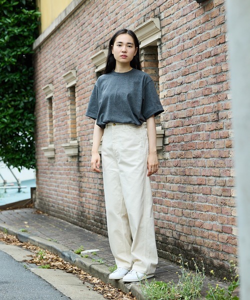 ROOPTOKYO（ループトウキョウ）の「PRO5/プロファイブ S/S SUPER HEAVY 半袖Tシャツ ヘビーウェイト 無地T（Tシャツ/カットソー・メンズ・カーキ/ネイビー/ホワイト/チャコールグレー/ブラック/ブラウン・S/M/L/XL）」の14枚目の写真