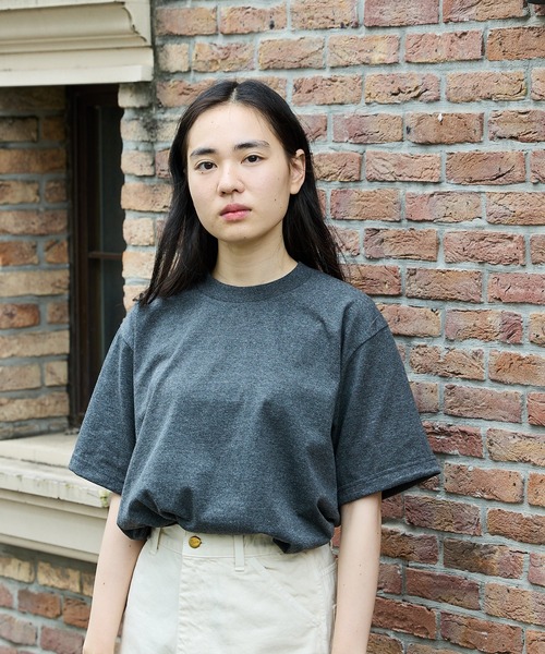 ROOPTOKYO（ループトウキョウ）の「PRO5/プロファイブ S/S SUPER HEAVY 半袖Tシャツ ヘビーウェイト 無地T（Tシャツ/カットソー・メンズ・カーキ/ネイビー/ホワイト/チャコールグレー/ブラック/ブラウン・S/M/L/XL）」の16枚目の写真