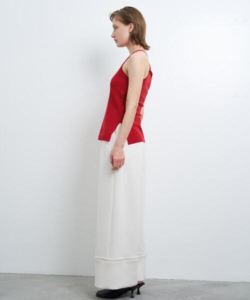 LANVIN en Bleu（ランバンオンブルー）の「アメリカンスリーブトップス（キャミソール・レディース・レッド/ブラック/グレー・38）」の5枚目の写真