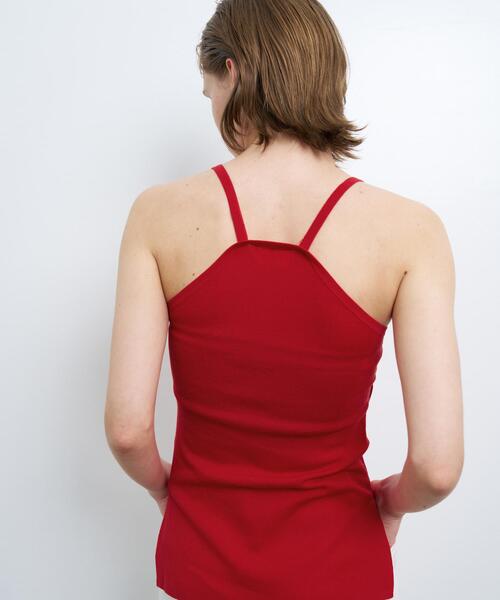 LANVIN en Bleu（ランバンオンブルー）の「アメリカンスリーブトップス（キャミソール・レディース・レッド/ブラック/グレー・38）」の8枚目の写真