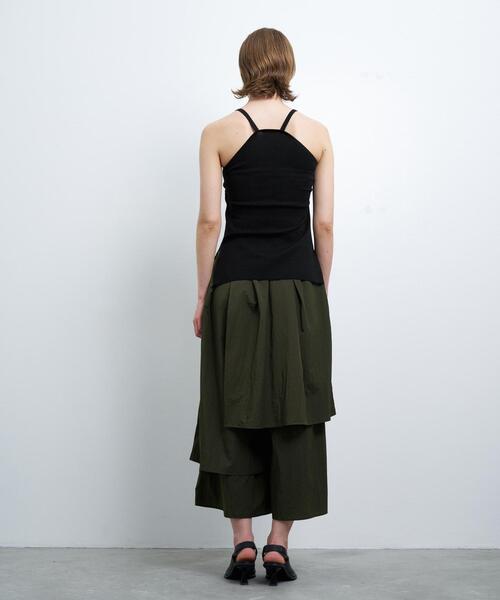 LANVIN en Bleu（ランバンオンブルー）の「アメリカンスリーブトップス（キャミソール・レディース・レッド/ブラック/グレー・38）」の11枚目の写真