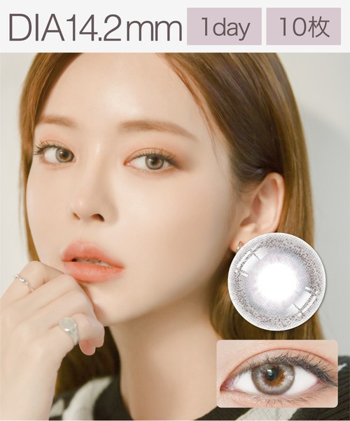 lensrang(レンズラン)の「LENSRANG CREDIT 1DAY(1日タイプ10枚入り)(コンタクトレンズ・カラコン・レディース・グレー・-4.50/-4.25/-1.50/-1.25/-1.00/±0.00/-4.00/-3.75/-3.50/-3.25/-3.00/-2.75/-2.50/-2.25/-2.00/-1.75/-8.00/-7.50/-7.00/-6.50/-6.00/-5.50/-5.00/-4.75)」の1枚目の写真