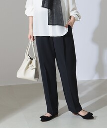 Demi-Luxe BEAMS | 【1/16再値下げ】ドライツイル テーパードパンツ.(スラックス)