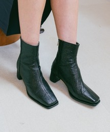sahara | Cracked Metallic Square Boots/クラックドメタリックスクエアブーツ(ブーツ)