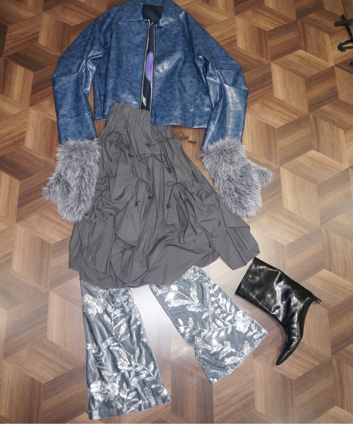 musubore（ムスボレ）の「rose spangle leggings PT / スパンコールパンツ（その他パンツ・レディース・シルバー/ピンク・0/1）」の19枚目の写真