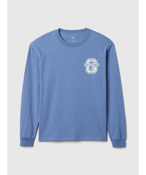 GAP（ギャップ）の「Gap Athleticロゴ グラフィック Tシャツ(ユニセックス)（Tシャツ/カットソー・メンズ・オフホワイト/ベージュ/レッド/ブルー/ブラック・S/M/XS/L/XL）」の9枚目の写真