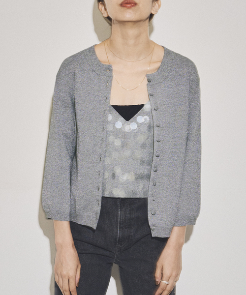 美品♡IENA CURRENTAGE レーシーポロ 美品♡IENA CURRENTAGE レーシーポロ