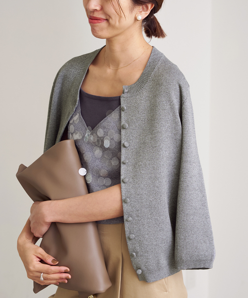 IENA（イエナ）の「《WEB限定/追加》Debussyミニカーディガン