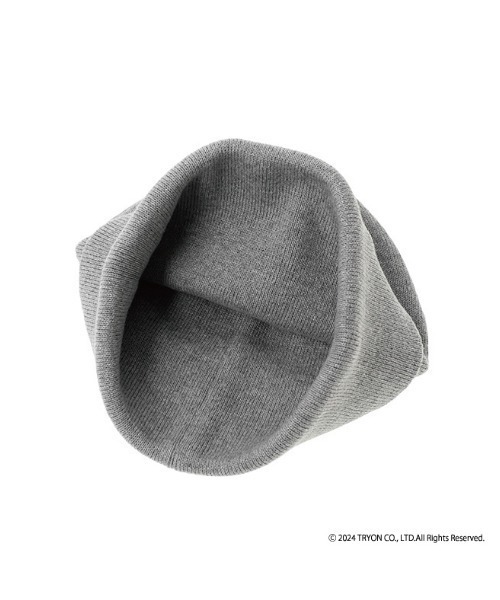 Manhattan Portage(マンハッタンポーテージ)の「THRASHER Cotton Knit Watch(ニットキャップ/ビーニー・メンズ・ブラック/チャコールグレー・FREE)」の4枚目の写真