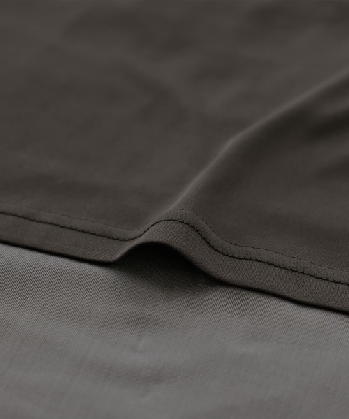 n'OrLABEL（ノアールレーベル）の「『クラッシュベロアセミフレアスカート』（スカート・レディース・チャコール/ベージュ・2/1）」の11枚目の写真