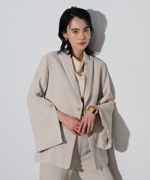 GALLEST | ケープスリーブジャケット(テーラードジャケット)
