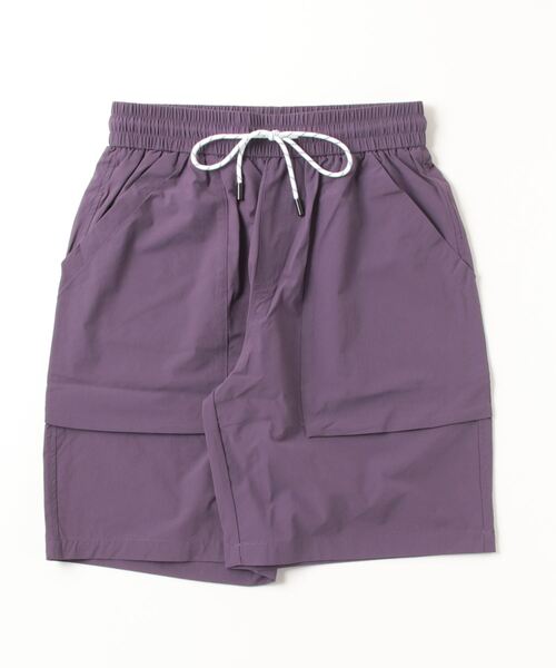 rehacer(レアセル)の「R. : Stretch Sports Easy Shorts(その他パンツ・メンズ・ブラック/パープル・MEDIUM/X-LARGE/LARGE)」の9枚目の写真