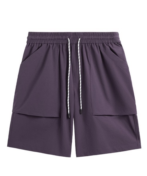 rehacer(レアセル)の「R. : Stretch Sports Easy Shorts(その他パンツ・メンズ・ブラック/パープル・MEDIUM/X-LARGE/LARGE)」の4枚目の写真