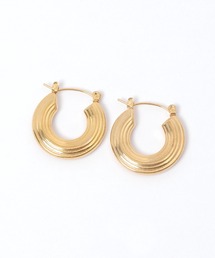 ステンレスフープデザインピアス / 144605