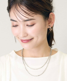 a.v.v（アーヴェヴェ）の「ボール二連マンテルネックレス（ネックレス）」