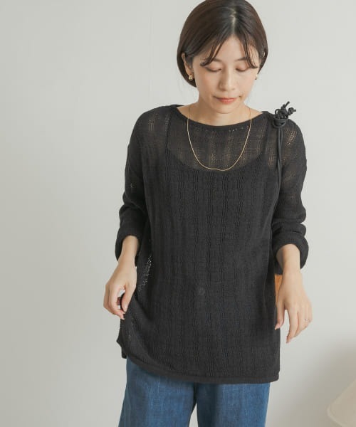 セーター SENSE OF PLACE by URBAN RESEARCH ニット セーター ダブルジップ