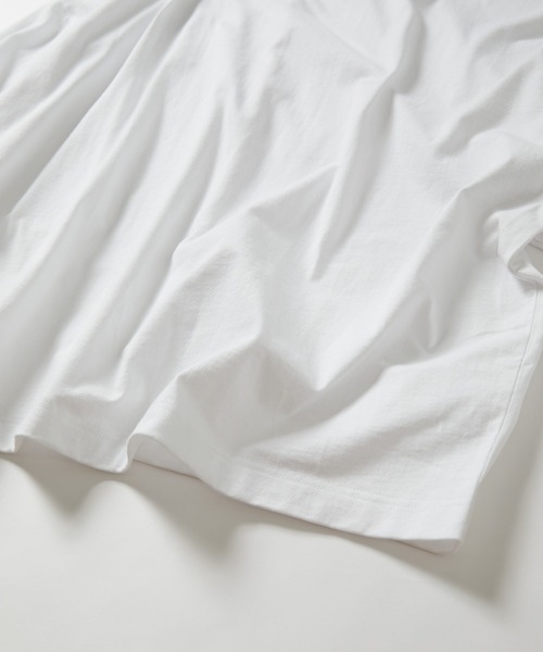 FREAK'S STORE（フリークスストア）の「限定展開 CHOW DOWN/チャウダウン ワイドシルエット ワンポイント刺繍 クルーネック ロングスリーブTシャツ（Tシャツ/カットソー・メンズ・チャコールグレー/グレー/ブラック/ホワイト/ネイビー・MEDIUM/SMALL/LARGE）」の20枚目の写真