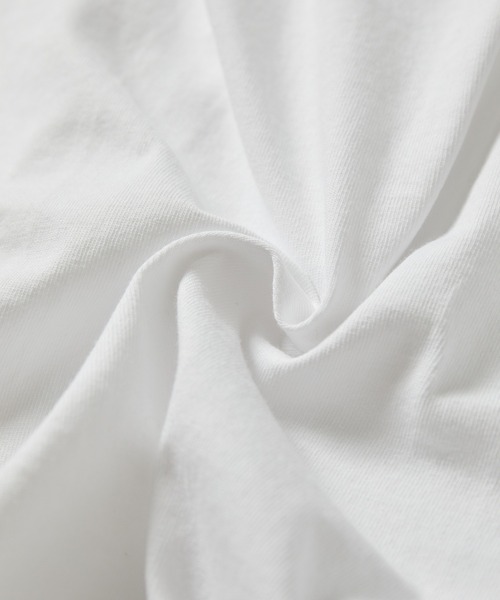 FREAK'S STORE（フリークスストア）の「限定展開 CHOW DOWN/チャウダウン ワイドシルエット ワンポイント刺繍 クルーネック ロングスリーブTシャツ（Tシャツ/カットソー・メンズ・チャコールグレー/グレー/ブラック/ホワイト/ネイビー・MEDIUM/SMALL/LARGE）」の21枚目の写真