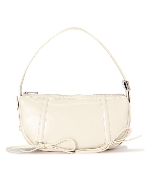 NATURAL BEAUTY BASIC(ナチュラルビューティーベーシック)の「◇グロッシームーンショルダーバッグ(ショルダーバッグ・レディース・オフホワイト/ブラック・フリ-)」の16枚目の写真