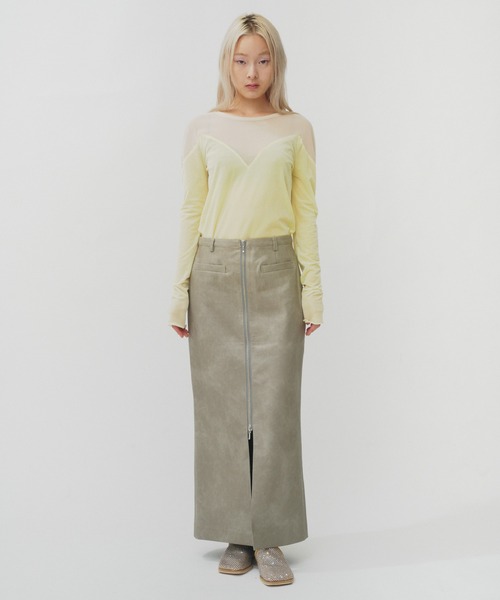 THINGS THAT MATTER（シングス ザット マター）の「DIFFERENT TULLE TOPS / ディファレントチュールトップス（その他トップス・レディース・イエロー/カーキ/ブラック・FREE）」の13枚目の写真