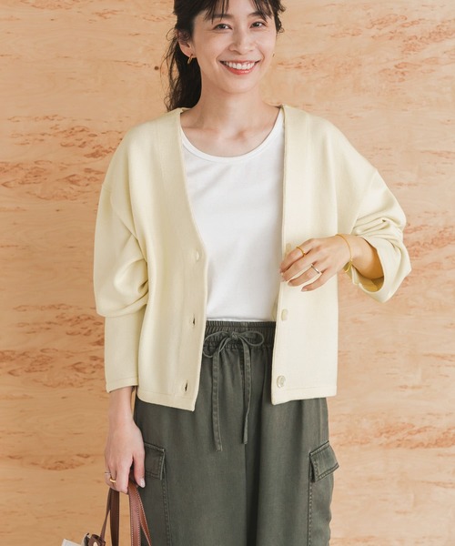 セール】『UR TECH 200日ニット』Vネックカーディガン（カーディガン