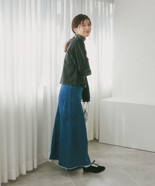 URBAN RESEARCH DOORS(アーバンリサーチドアーズ)の「『UR TECH 200日ニット』Vネックカーディガン(カーディガン/ボレロ・レディース・ブラック/ベージュ/オフホワイト/グレー/ネイビー・MEDIUM)」の13枚目の写真