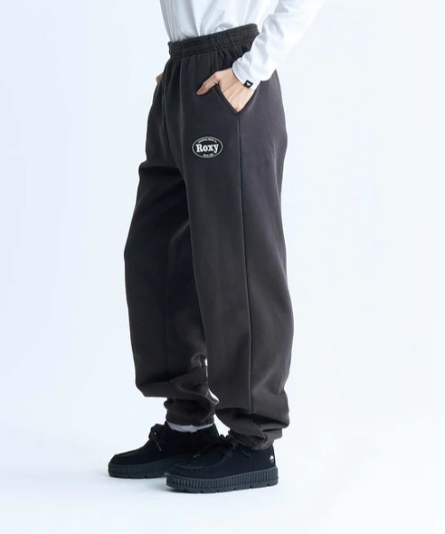 ROXY(ロキシー)の「JIVY PANTS/ロキシーワンポイントロゴスウェットパンツ(スウェットパンツ・レディース・ブルー/グレー/ブラック・MEDIUM/SMALL/LARGE)」の10枚目の写真